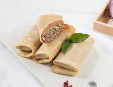 Блины с мясом