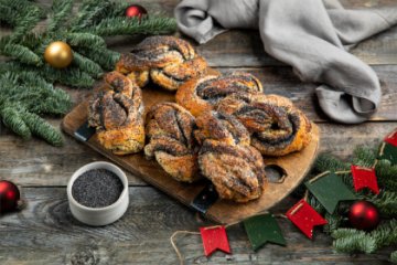 Булочки с маком 6шт