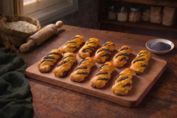 Булочки с маком,10 шт.
