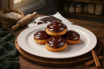 Булочки с шоколадом и корицей 5 шт