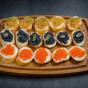 Бутерброды с икрой