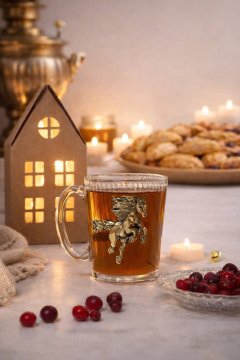 Чайная чашка "Огненный конь" 1 шт