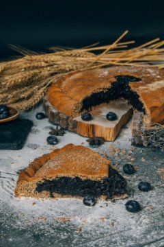 Черничный пирог