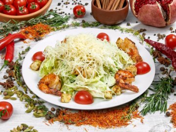 Цезарь с креветками