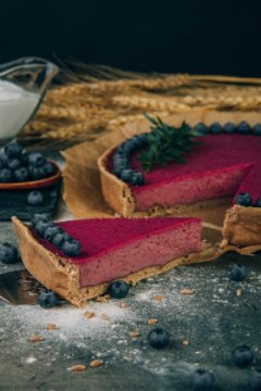 Чизкейк веганский "Черничный"