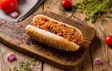 Датский хот-дог (сливочная сосиска)