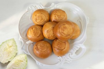 Фуршетные пирожки с капустой 10 шт