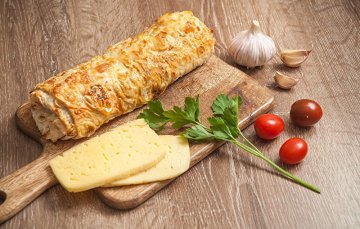 Дурум с курицей и грибами