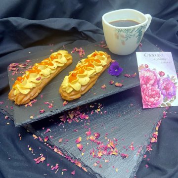 Эклеры Янтарный Чиз 10 шт