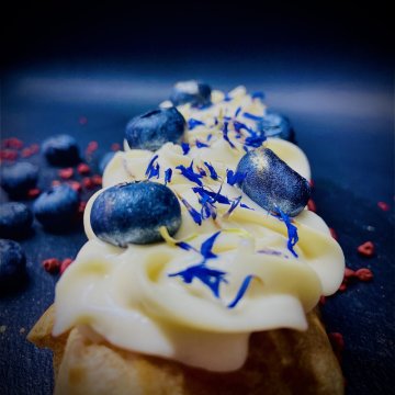 Эклеры "Блюберри чиз"