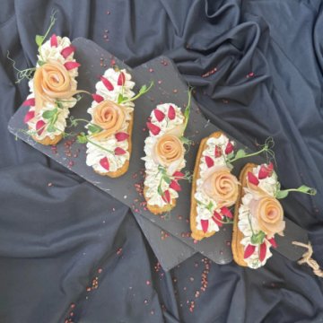 Эклеры "Курочка с грибочками"