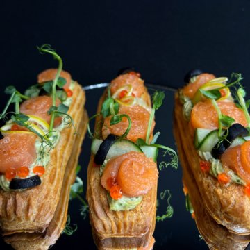 Эклеры "Лосось шеф-посола"