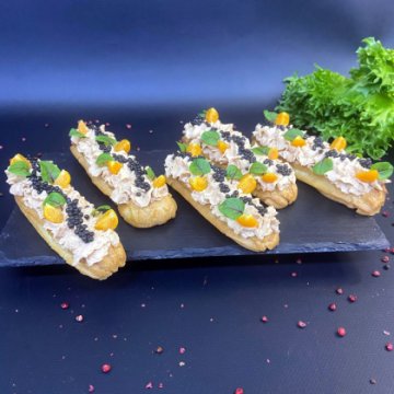 Эклеры Нежная горбуша 10 шт