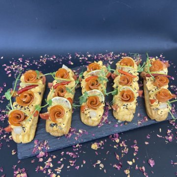 Эклеры Том Ям Баклажан с курочкой 10 шт