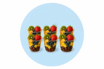 Европейский набор фруктов 6 шт