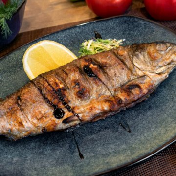 Форель на углях