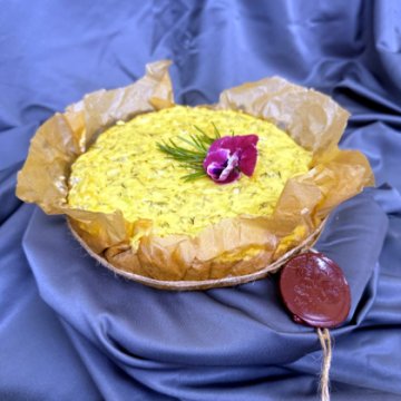 Французский чизкейк "Лук Порей"