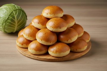 Фуршетные пирожки с капустой 25 шт