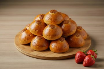 Фуршетные пирожки с клубникой 25 шт