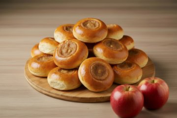 Фуршетные ватрушки с яблоками 25 шт