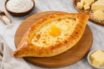 Хачапури по-аджарски, 1 шт.
