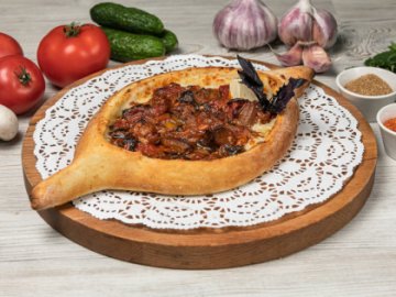 Хачапури по-Аджарски с овощами