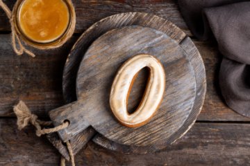 Имбирно-медовый пряник Цифра 0