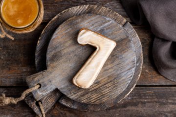 Имбирно-медовый пряник Цифра 7