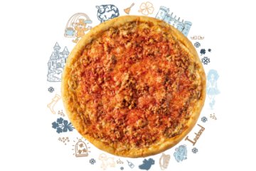 Ирландская пицца с фаршем из отборной говядины и свинины