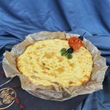 Итальянский чизкейк с вяленым томатом и Пепперони