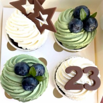 Капкейки "23 и звезды"
