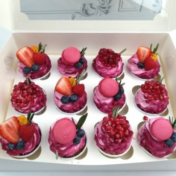 Капкейки ягодные «О-ла-ла»