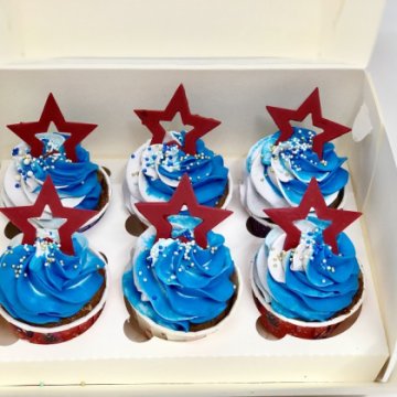 Капкейки "К 23 февраля"