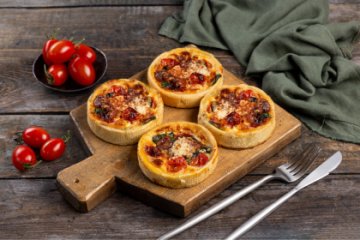 Киш Лорен с черри и шпинатом 4 шт