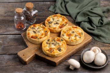 Киш Лорен с курицей и шампиньонами 4 шт