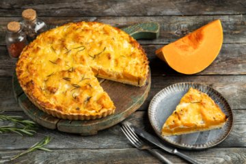 Киш Лорен с тыквой и розмарином
