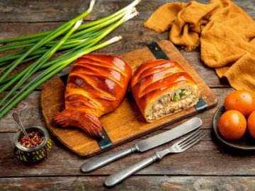 Кулебяка с рыбой