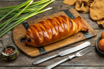 Кулебяка с рыбой