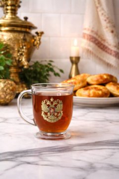 Купеческая кружка "Герб России" 1 шт