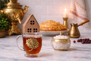 Купеческая кружка "Пионы" 1 шт