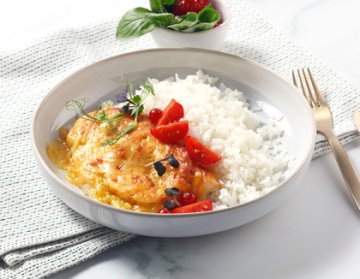 Курица по-гавайски с рисом 2 шт