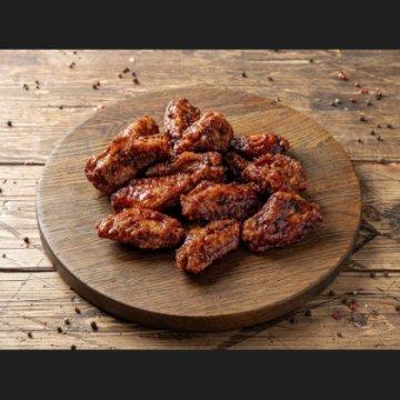 Куриные крылья в соусе барбекю