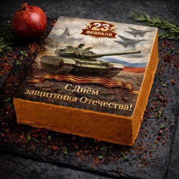 Мясной торт Том Ям Пепперони на 23 февраля