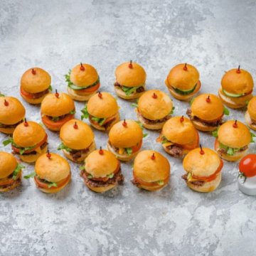 Микро-бургеры с говядиной 24 шт