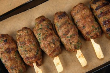 Мини кебаб из говяжьего фарша angus 10 шт