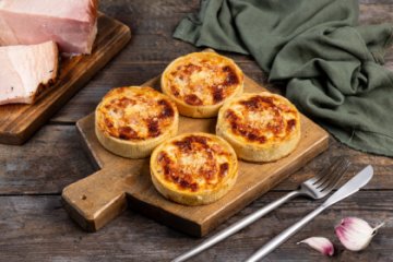 Киш Лорен с копченым окороком 4 шт