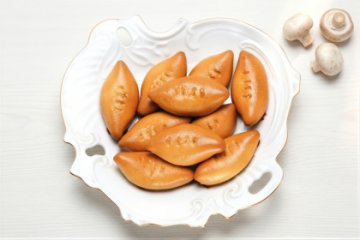 Мини-пирожки с грибами 10 шт