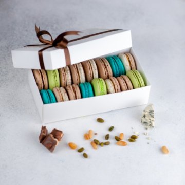 Набор макаронс "Орехово-сырный"