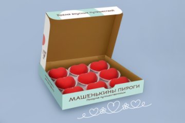 Набор сердец «Гид по Вероне» 9 пирожных