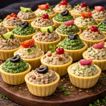 Набор "Тарты закусочные вегетарианские" 60 шт